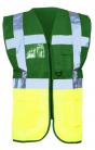 Vest - 1st Aid Manager Green-Yellow