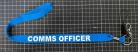 Warden AIIMS ID Lanyards BLUE - COMMS OFFICER