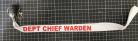 Warden AIIMS ID Lanyards  WHITE - DEPT CHIEF WARDEN