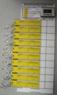 Breathing Apparatus Staging Tally Board - Stage 1 10 User with S-Biner Stainless Clips